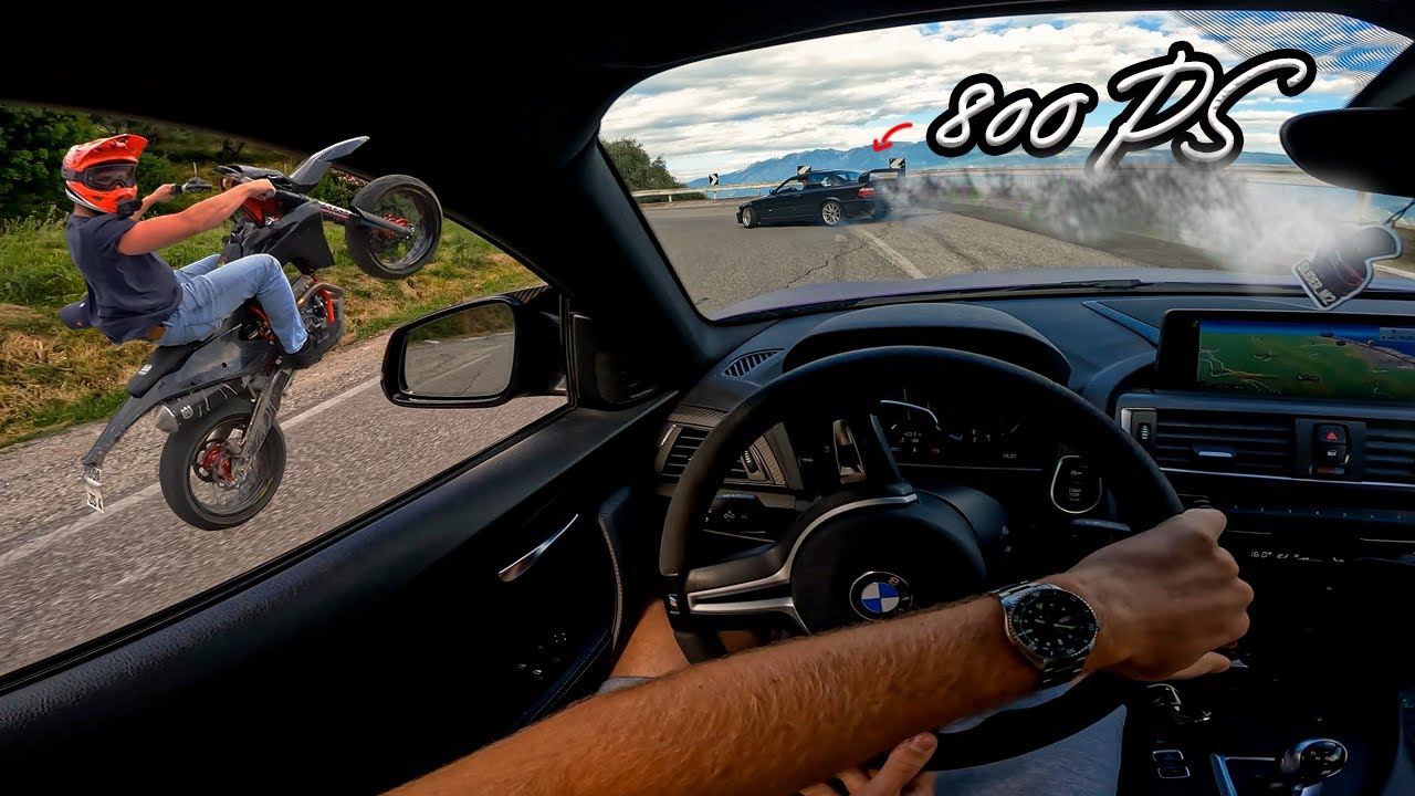 Mit 800 PS, DRIFT Action in Italien