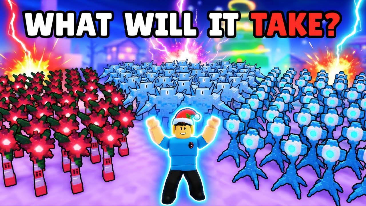 WHAT WILL IT TAKE FOR US TO BEAT WINTER WONDERLAND APOCALYPSE In Garden Tower Defense!