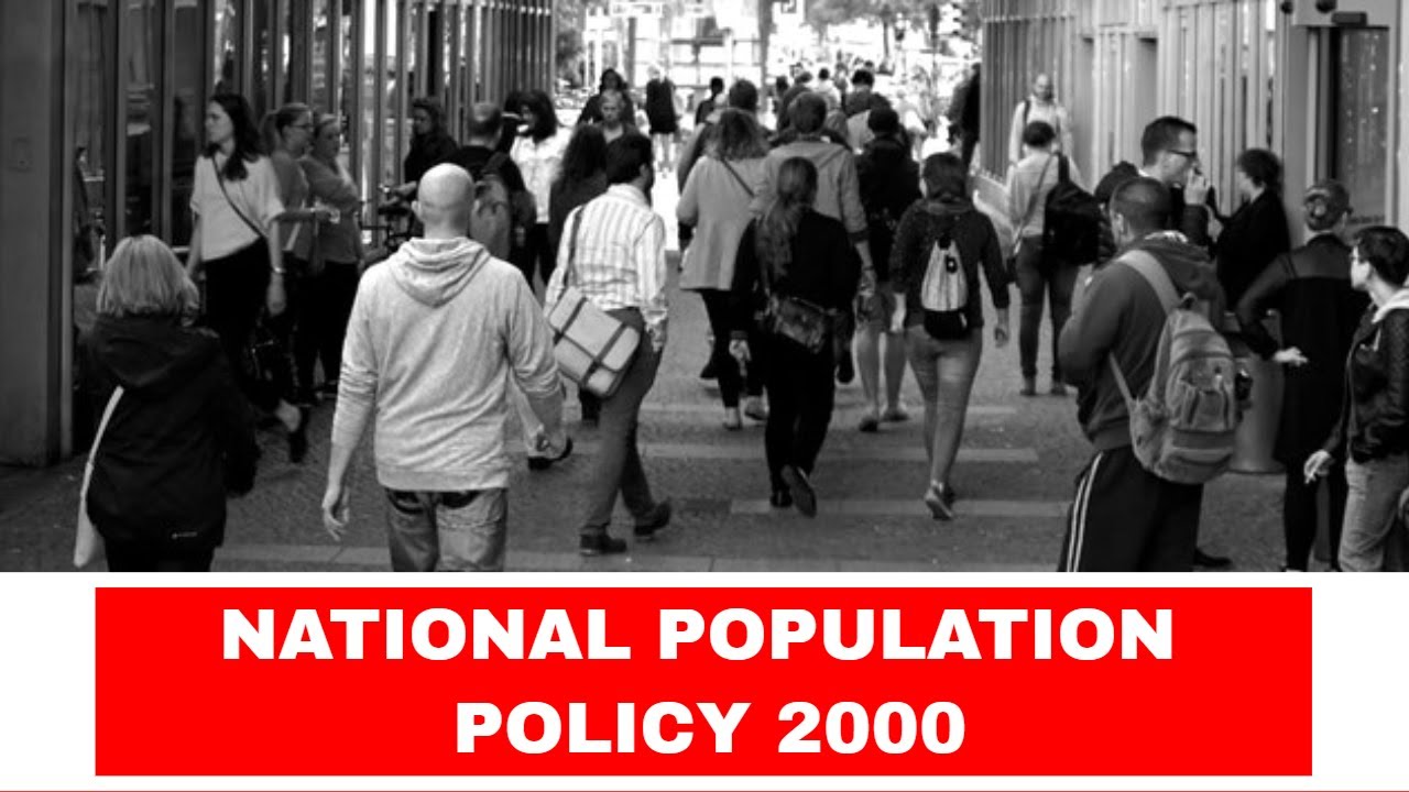 SUBJECT - ECONOMICS, TOPIC - NATIONAL POPULATION POLICY 2000