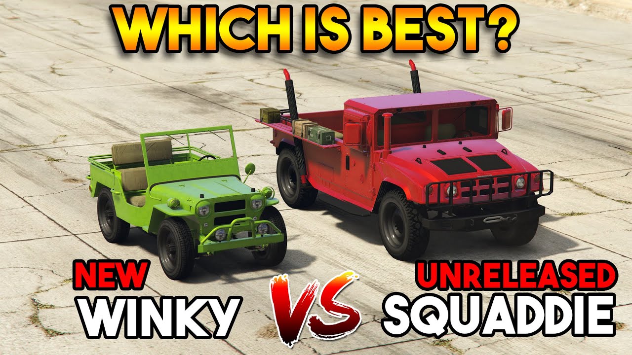 GTA 5 ONLINE : WINKY VS SQUADDIE (WHICH IS BEST?)