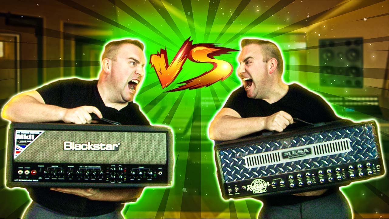 Blackstar HT Stage 100 Mk II VS Mesa Boogie 3ch 100w Dual Rectifier HIGH GAIN SHOOTOUT