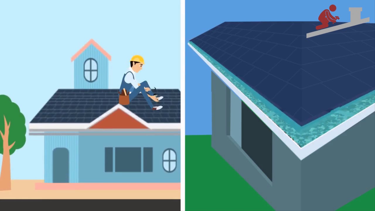 Roofer Gutter Repair or Maintenance Promo Video
