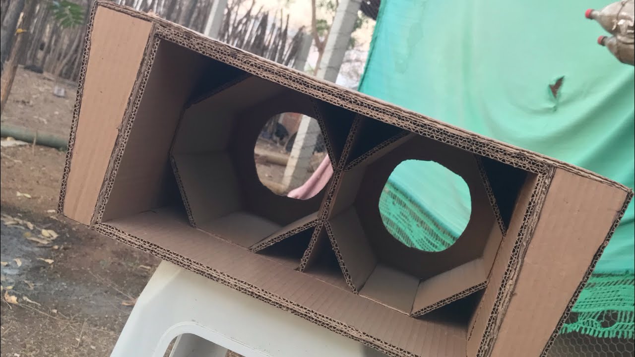 Fazendo mini paredão de Papelão 🔊😍 
