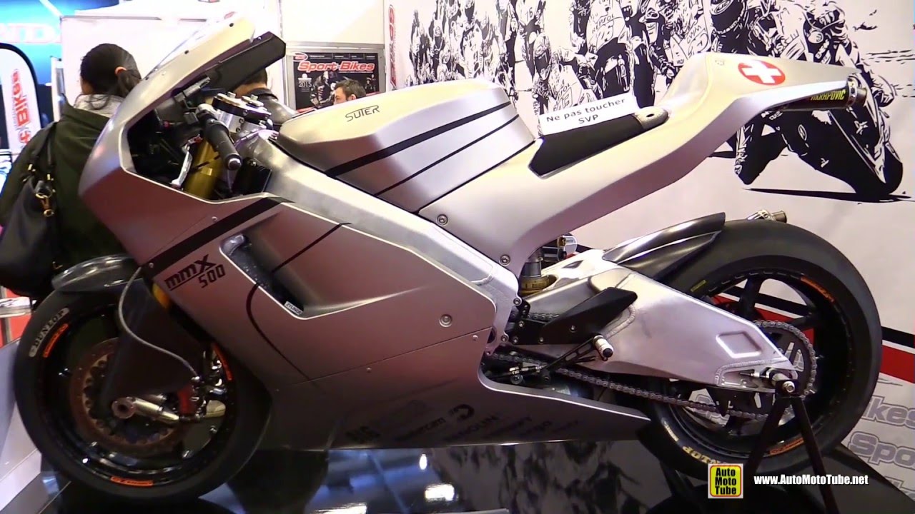 2015 Suter MMX 500 Racing Bike - Walkaround - 2015 Salon de la Moto Paris