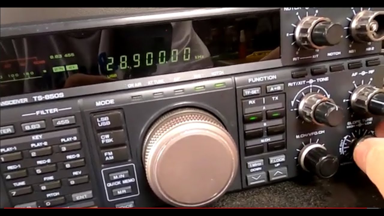 Kenwood TS 850 Cleaning Mem CHANNEL ENCODER