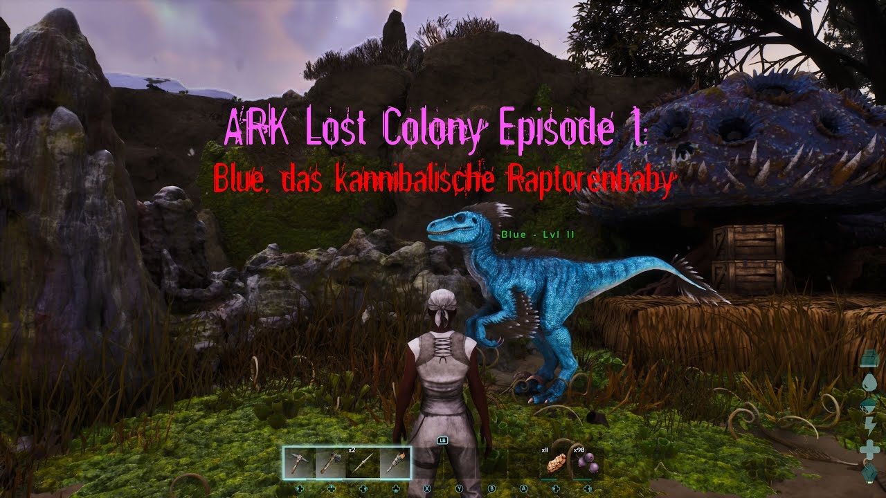 ARK Lost Colony: Episode 1 Blue, das kannibalische Raptorenbaby