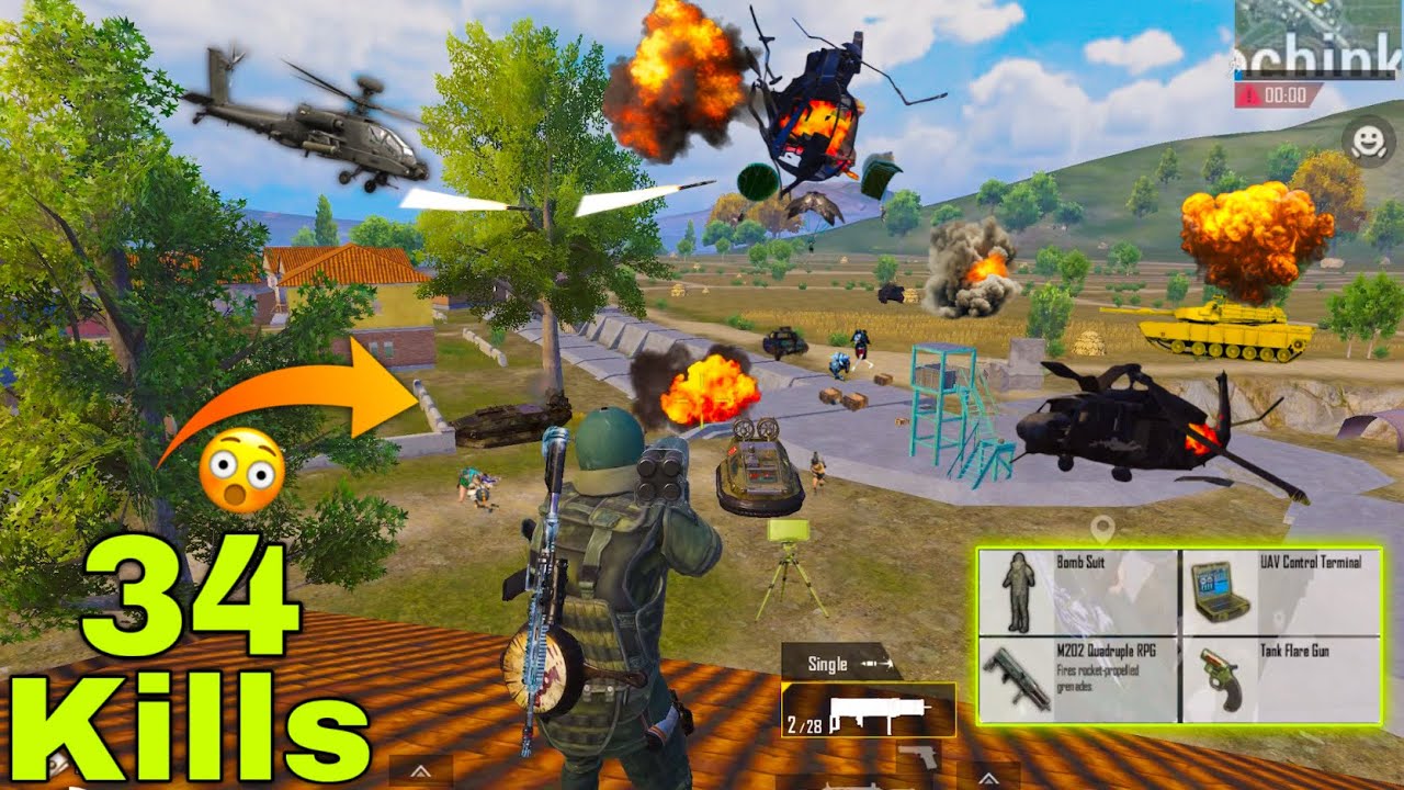 Last Zone Fight with M202🔥 vs Tank,+ Hovercraft,+ Cars,+ Helicopter War in Payload 3.0 | PUBG MOBILE
