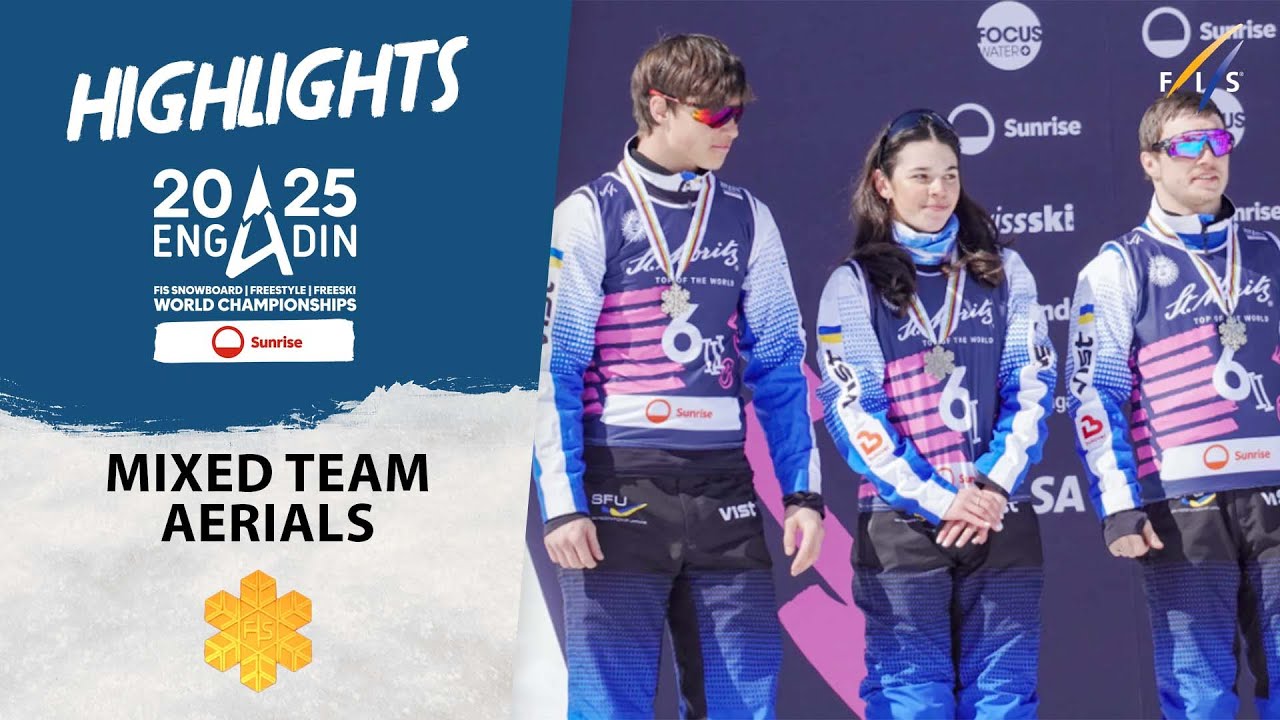 Team USA is golden again in Mixed Team Aerials | Engadin 2025