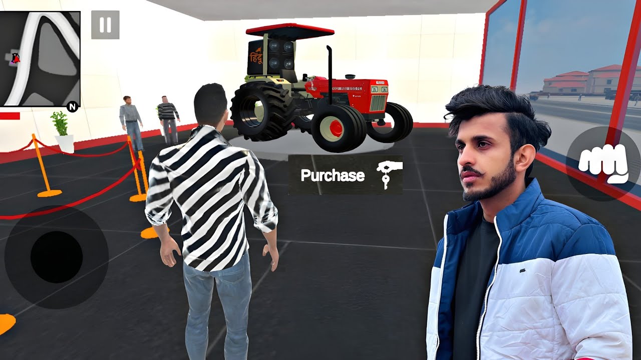🤩indian Theft Auto🤑Franklin Purchase Modified Nishu Deshwal tractor simulator🔥Indian Bike Driving 3d