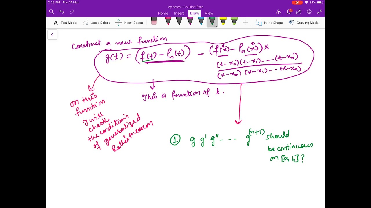 L20_Numerical analysis_Error introduced in Lagrange interpolation