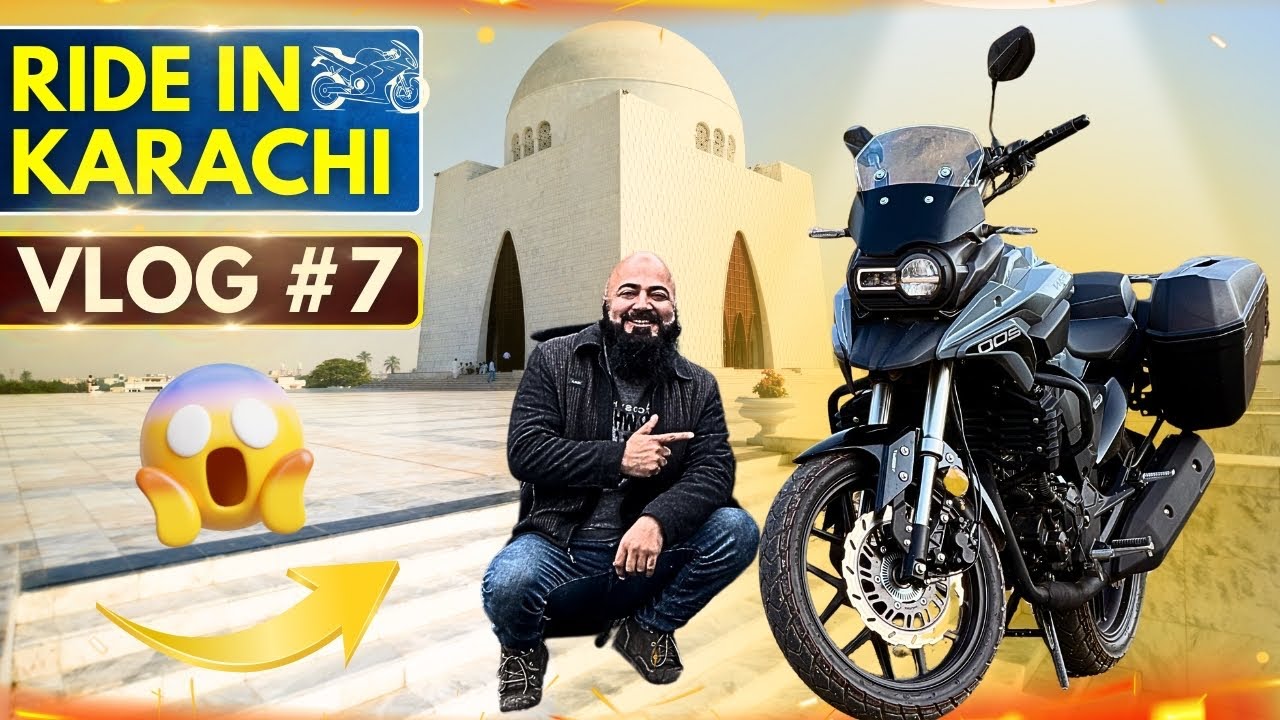 FIRST DAY IN KARACHI | MOTO VLOG ON BURRAQ | Vlog #07