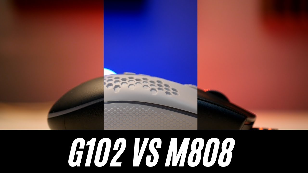 Logitech G102 Lightsync vs Redragon M808 Storm | Reliability or Aesthetics?