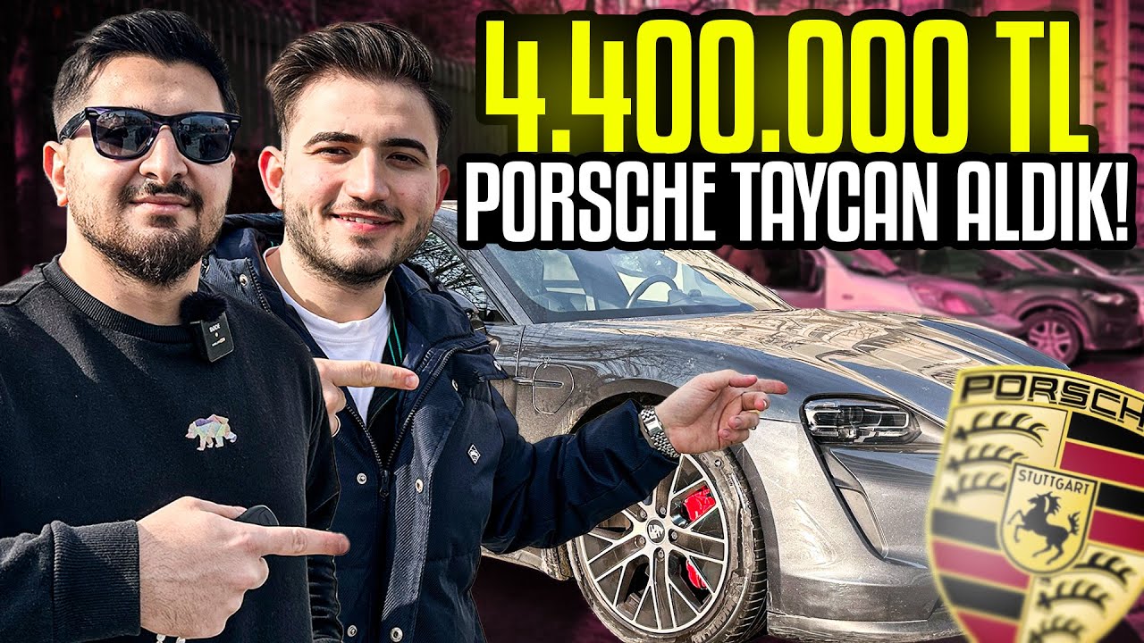 PORSCHE TAYCAN ALDIK ! 4.400.000 TL