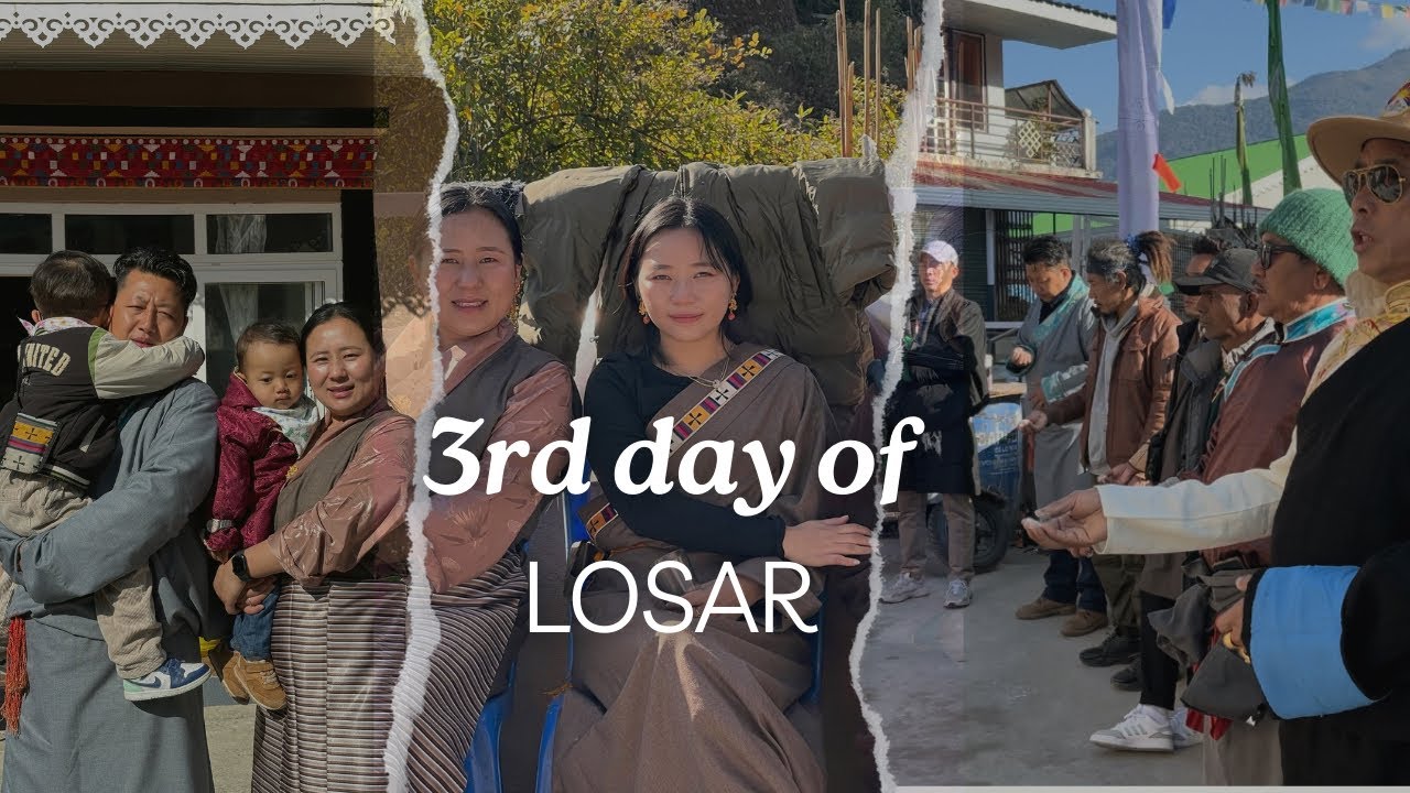 LOSAR TSEPA SUMPA # Third day of Losar at Ravangla #tibetan #tibetanvlogger #ravangla