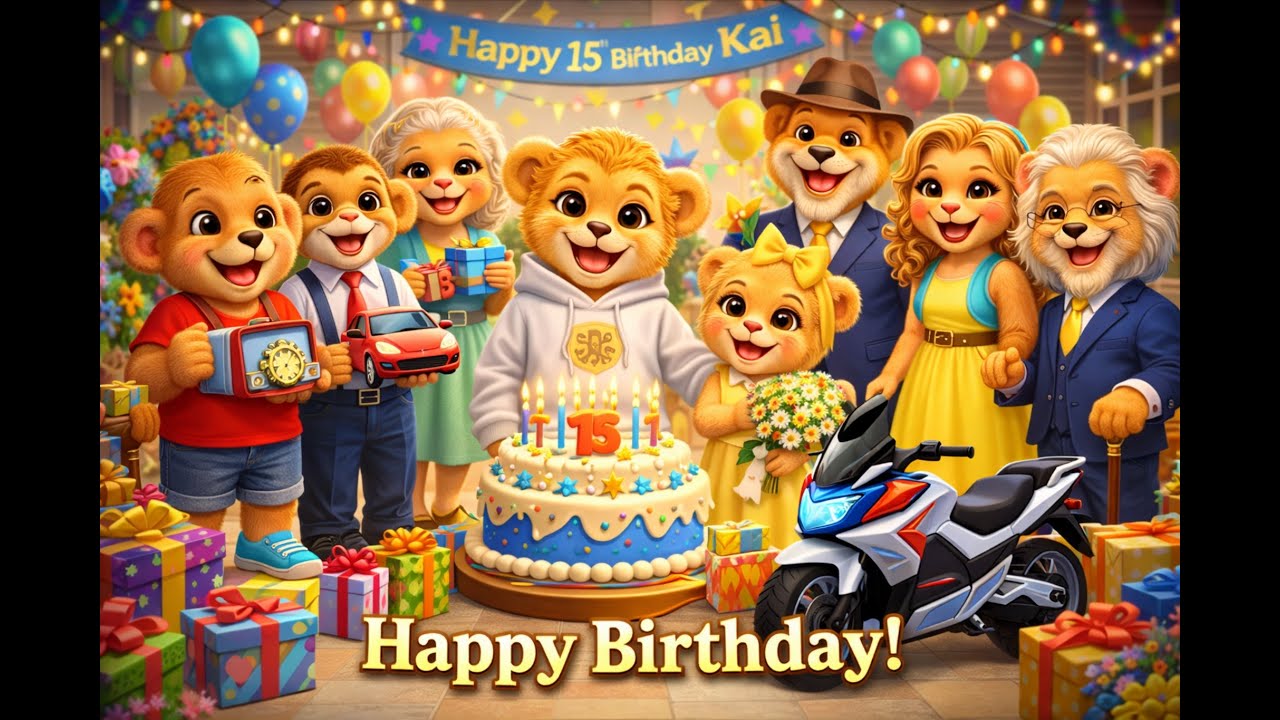 The Happy Home of Peter the Bear  Episode 07/ Happy birth's day anniversary
