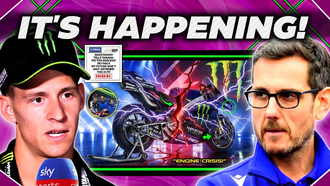 Quartararo DROPS MAJOR BOMBSHELL as Yamaha V4 Crisis Sparks Explosive MotoGP Future Doubts!