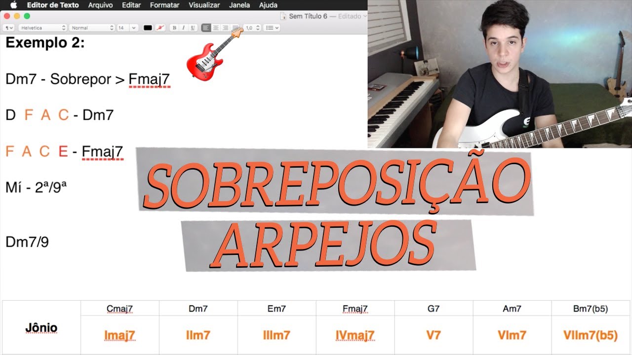 Domine tudo de SOBREPOSIÇÃO DE ARPEJOS