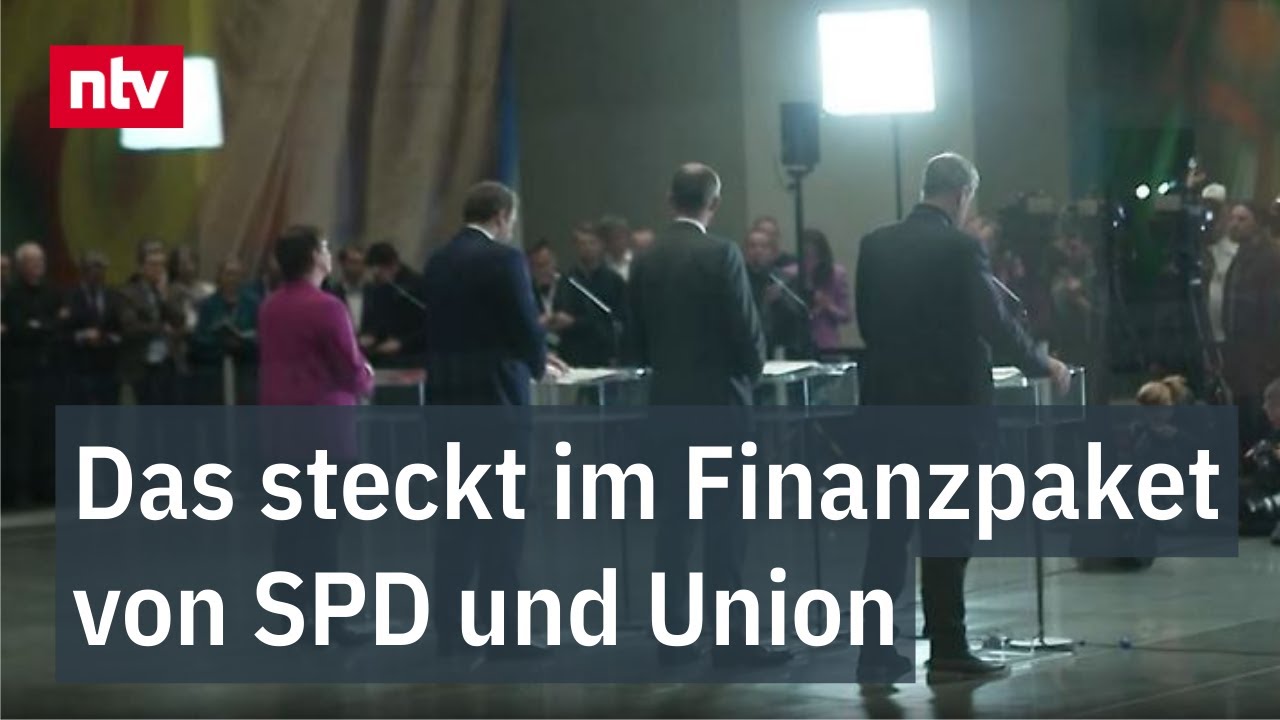 Das steckt im historischen Finanzpaket von SPD und Union - 