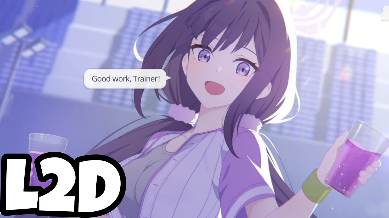 Otohana Sumire (Part Timer ver.) L2D (Showcase + Patpat) - Blue Archive