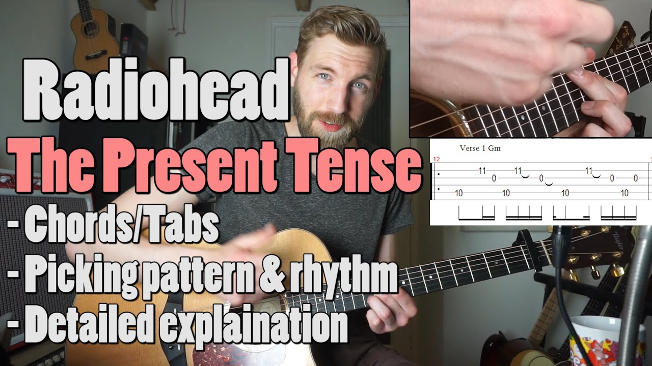 Radiohead - The Present Tense | Guitar Tutorial + tab | guitar cover |