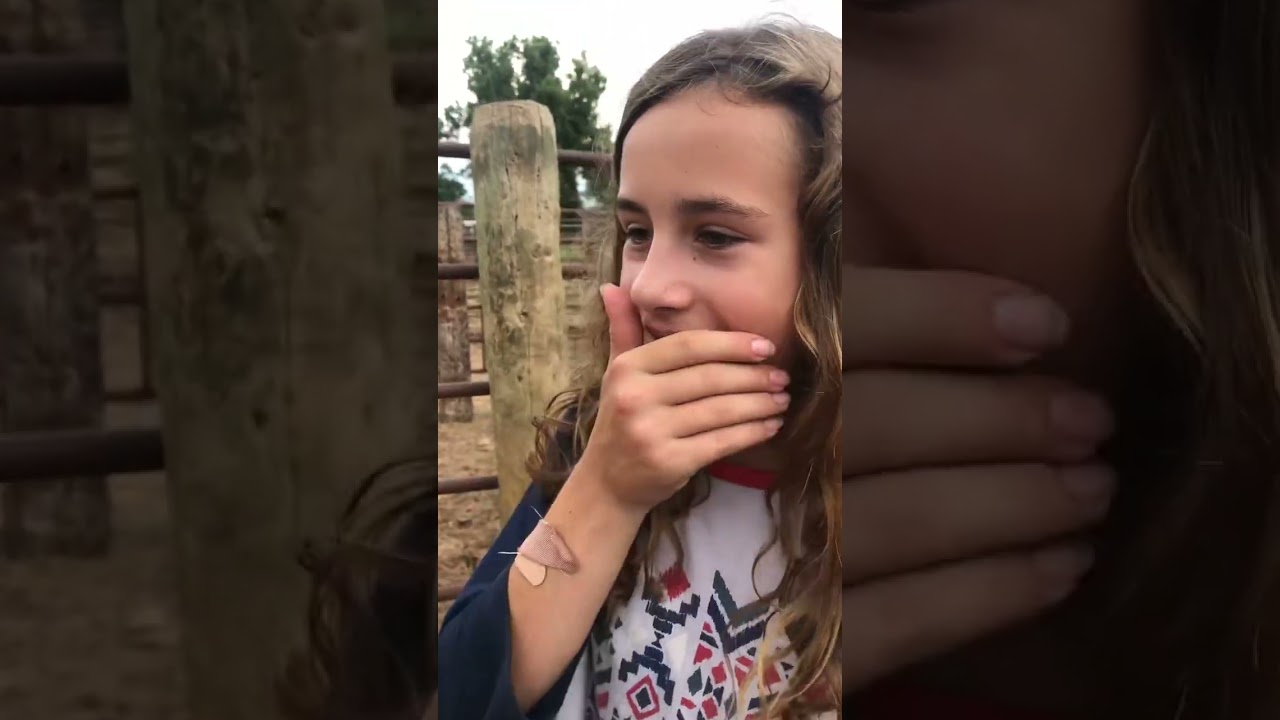 Girl gets the surprise of her life