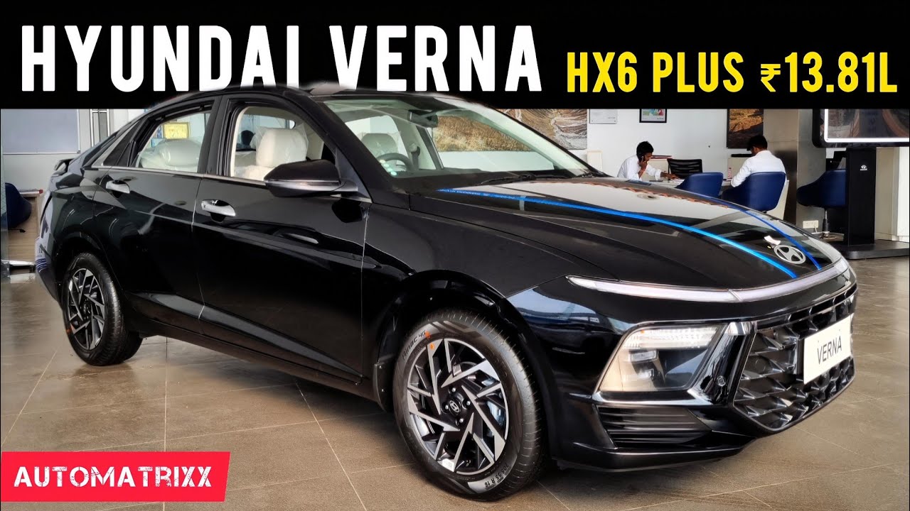2026 Hyundai Verna Facelift HX6 Plus 🔥 ₹13.81L ✅️ Most VFM model #verna #sedan @hyundaiindia #car