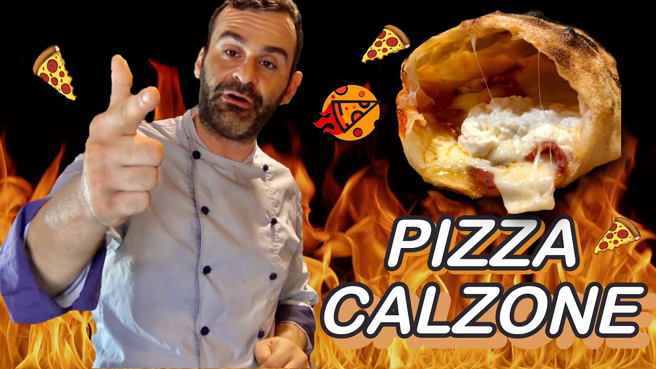 ¿Como se HACEN los CALZONES? l LA AUTENTICA PIZZA RELLENA de ROMA y de NAPOLES.