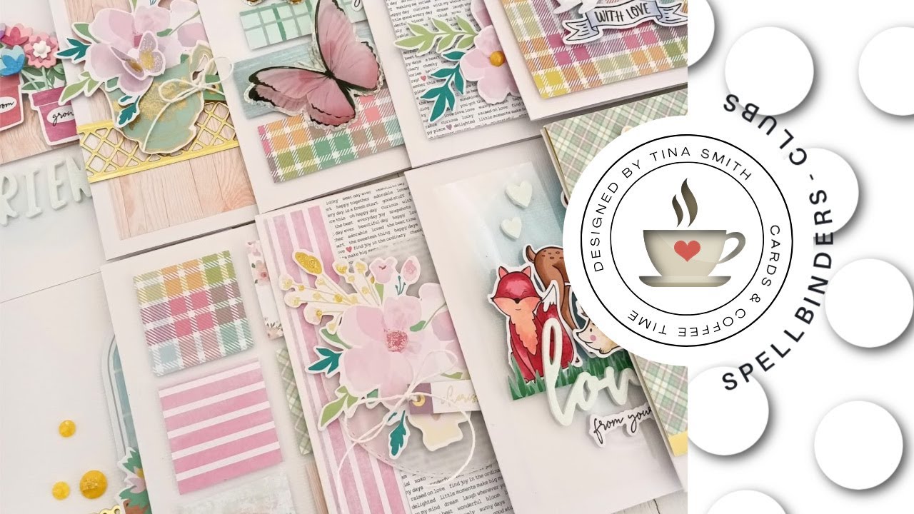 10 Cards - 1 Kit | Spellbinders | Card Kit of the Month | March 2021 | Celebrate Spring