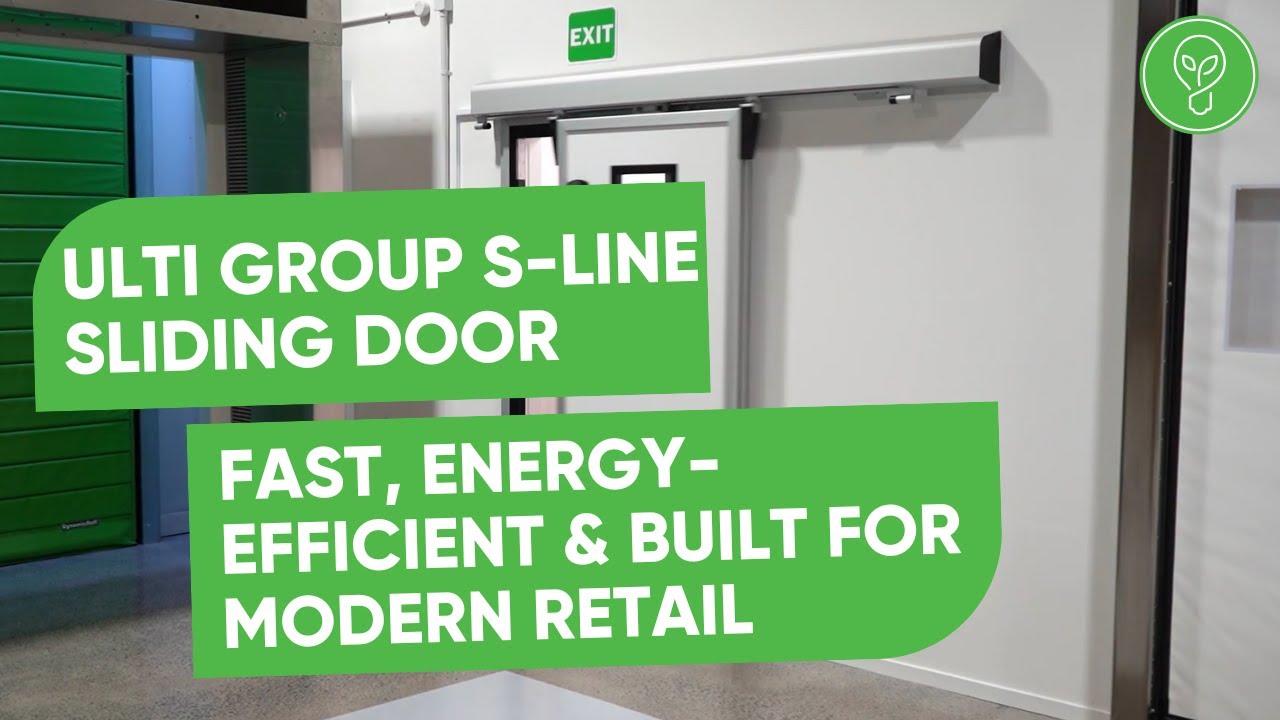 S-Line Sliding Door | Fast, Energy-Efficient & Built for Modern Retail