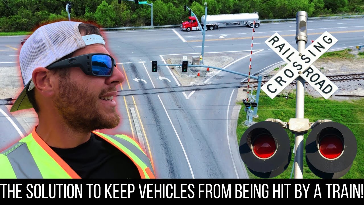 Installing A Genius Solution to Stop Cars from Getting Hit by Trains!