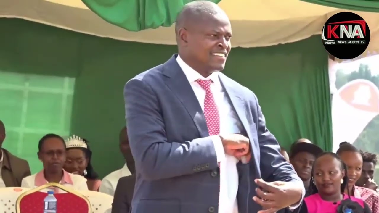Breaking: Ndindi Nyoro Gifts a school with millions of money and his office car