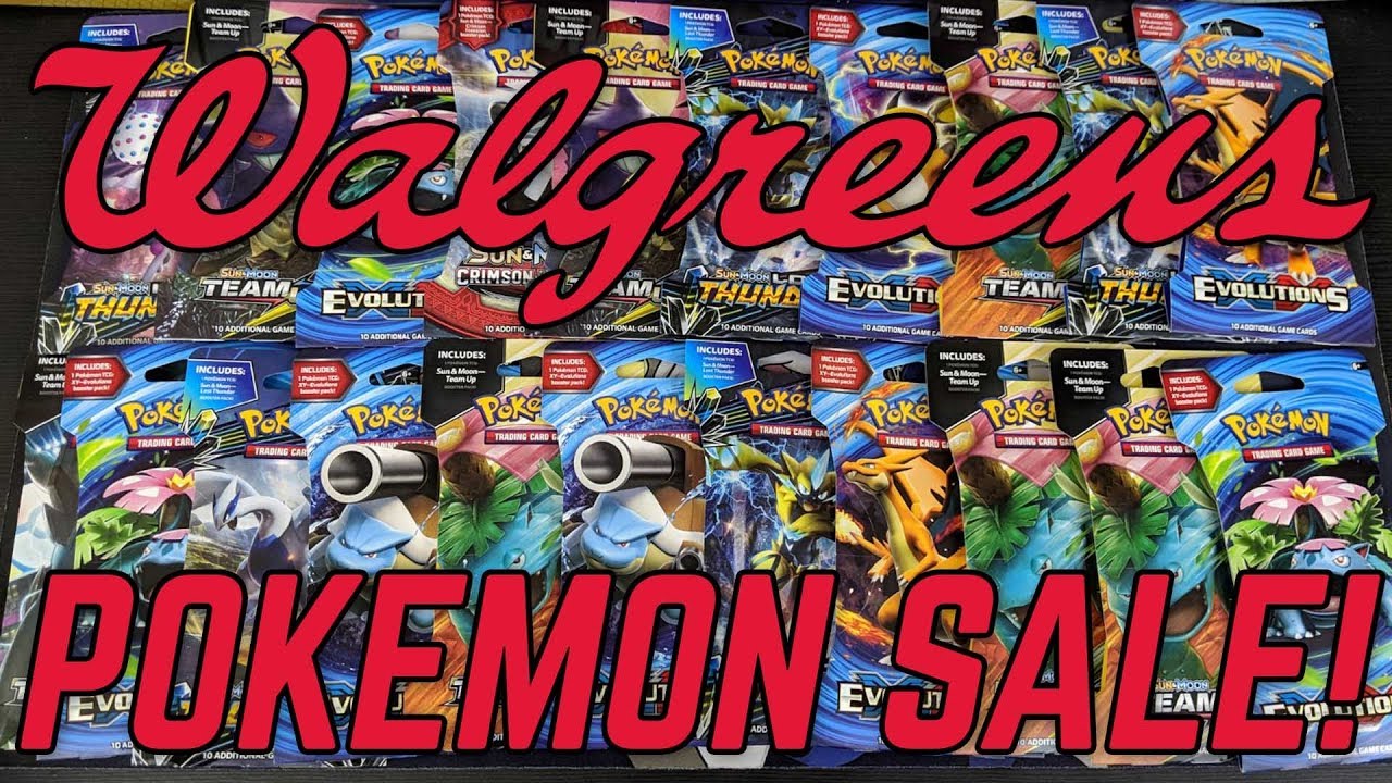 HALF PRICE POKEMON PACKS FROM WALGREENS!!