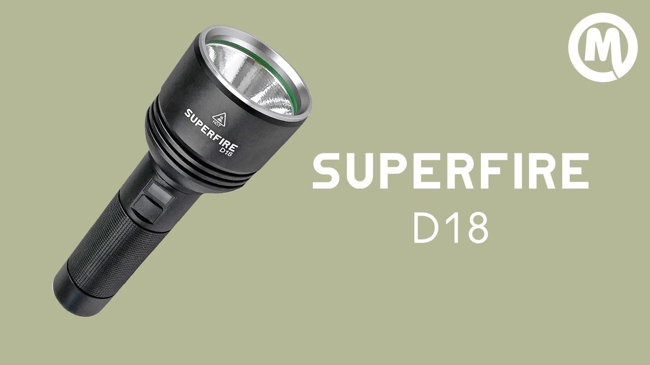 Фонарь Superfire D18 2500 Lumens. Обзор