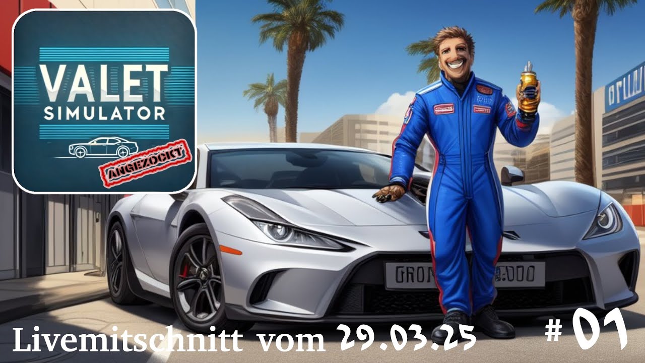 Valet Simulator #01 🚘 Chef vom eigenen Parkplatz #angezockt #deutsch