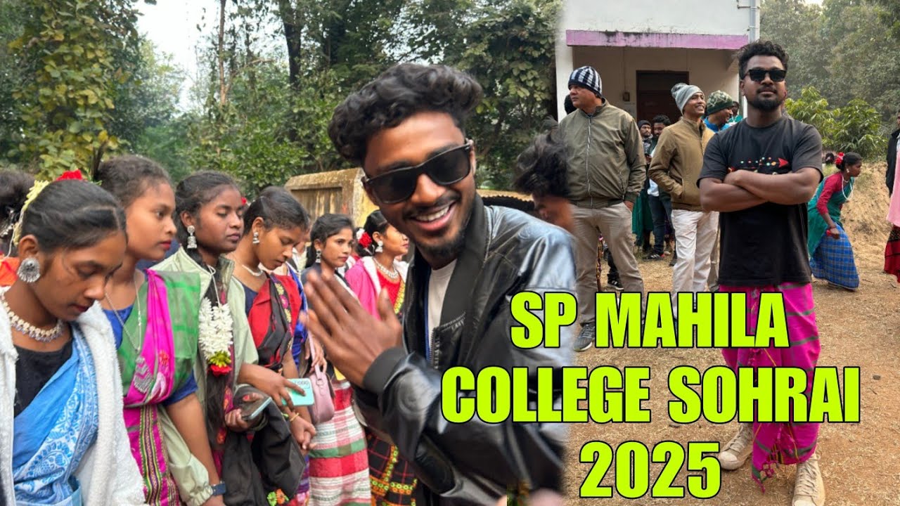 SP MAHILA COLLEGE SOHRAI 🌾 |DUMKA SOHRAI 2025 |SANTHALI VLOG VIDEO#dumka #vlogs #sohrai2025