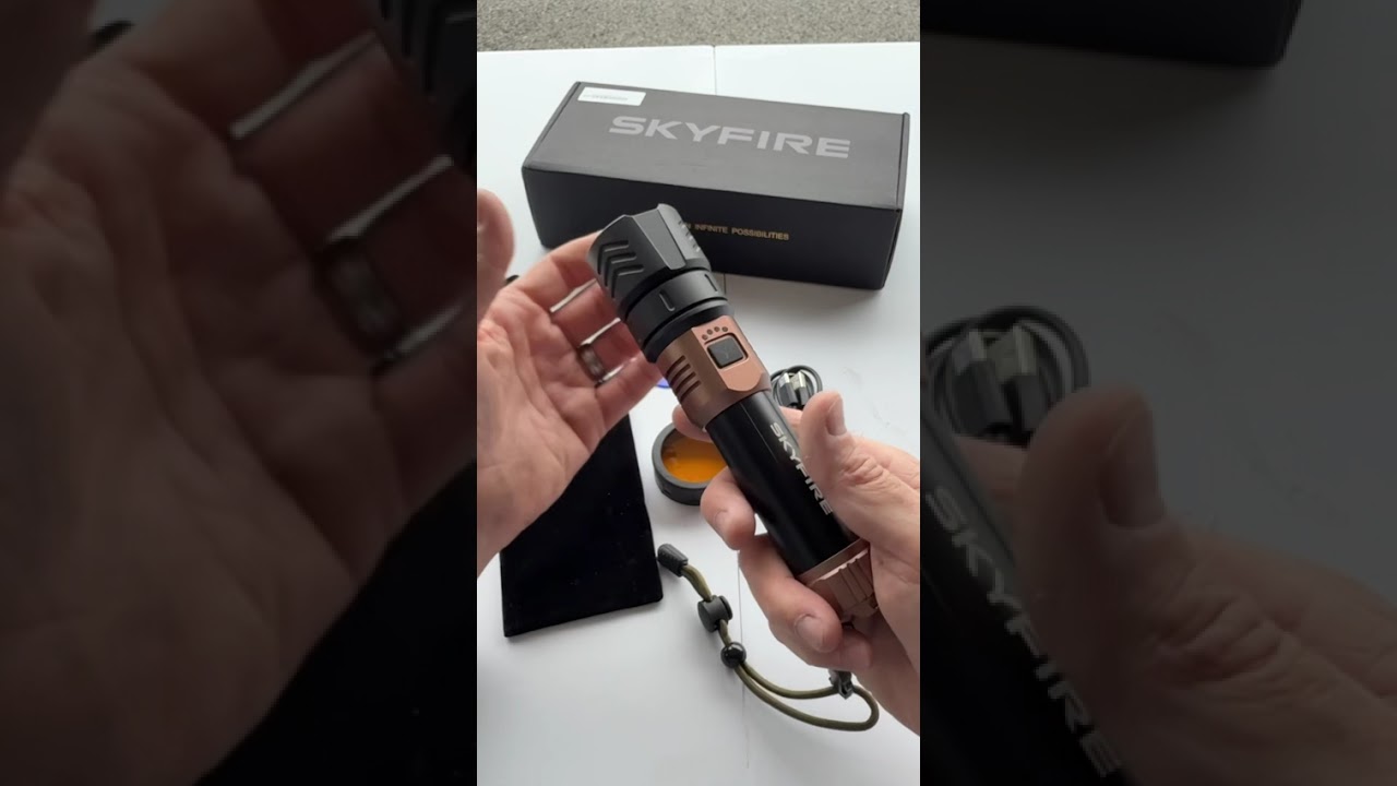 Обзор светодиодного фонарика Skyfire