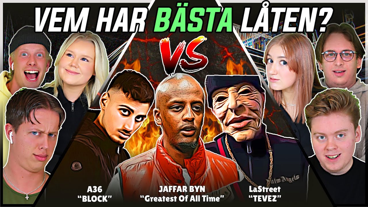 VEM HAR B&Auml;STA L&Aring;TEN? (JB, A36, LaStreet) | Swedish Rap Reaction | #61