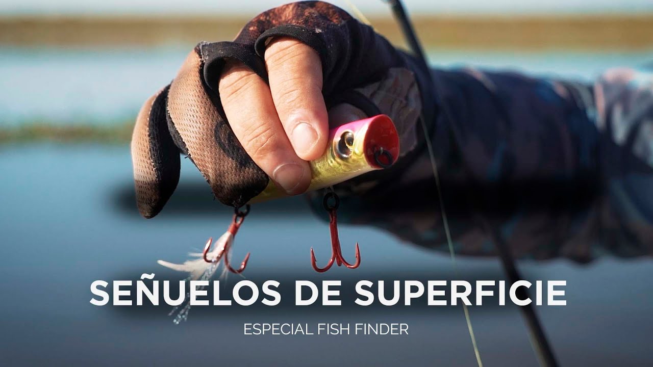 Cómo pescar con señuelos de Superficie. Especial Fish Finder