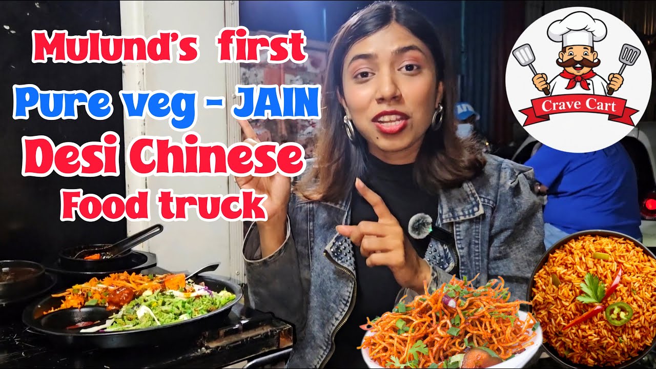 Crave Cart | Pure Veg & Jain Desi Chinese Street Food in Mulund West 🍜🔥