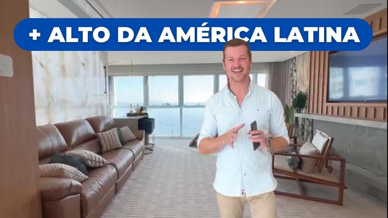 One Tower em Balne&aacute;rio Cambori&uacute;, apartamento decorado no pr&eacute;dio mais alto do Brasil. R$ 8.900.000,00