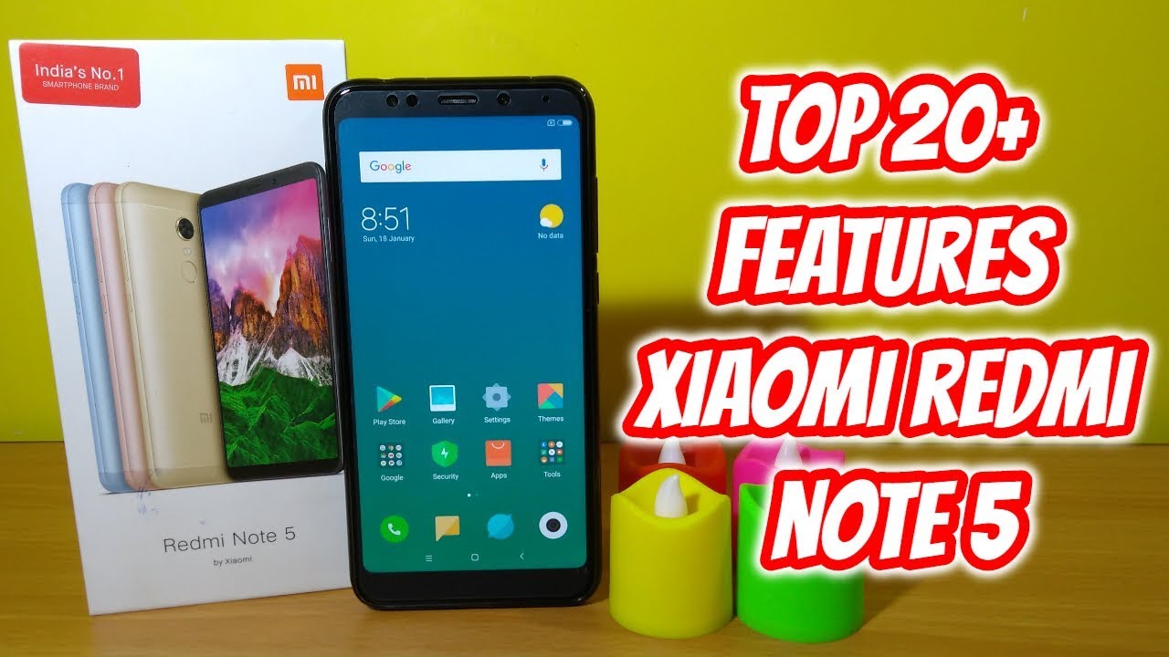 Redmi Note 5 Top 20+ Hidden Features , Advance Features , Best Features ! Tips & Tricks !! HINDI