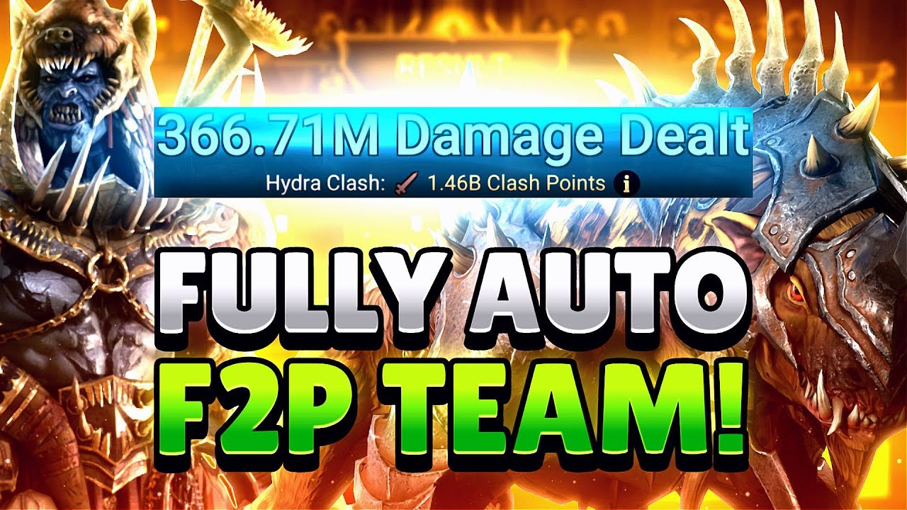 F2P Team Max Hydra Clash Rewards EVERY WEEK in Raid: Shadow Legends