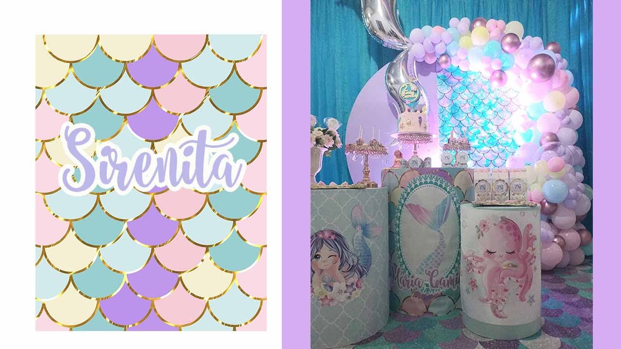 MONTAJE SIRENITA / MERMAID / COLA DE SIRENA
