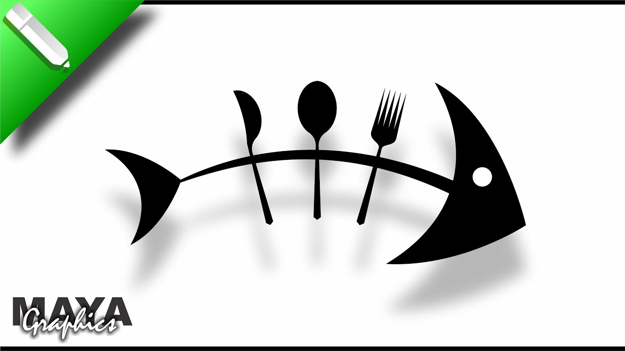 Restaurant Logo Design in Coreldraw | Professional Logo Design in Coreldraw | Maya Graphics tutorial
