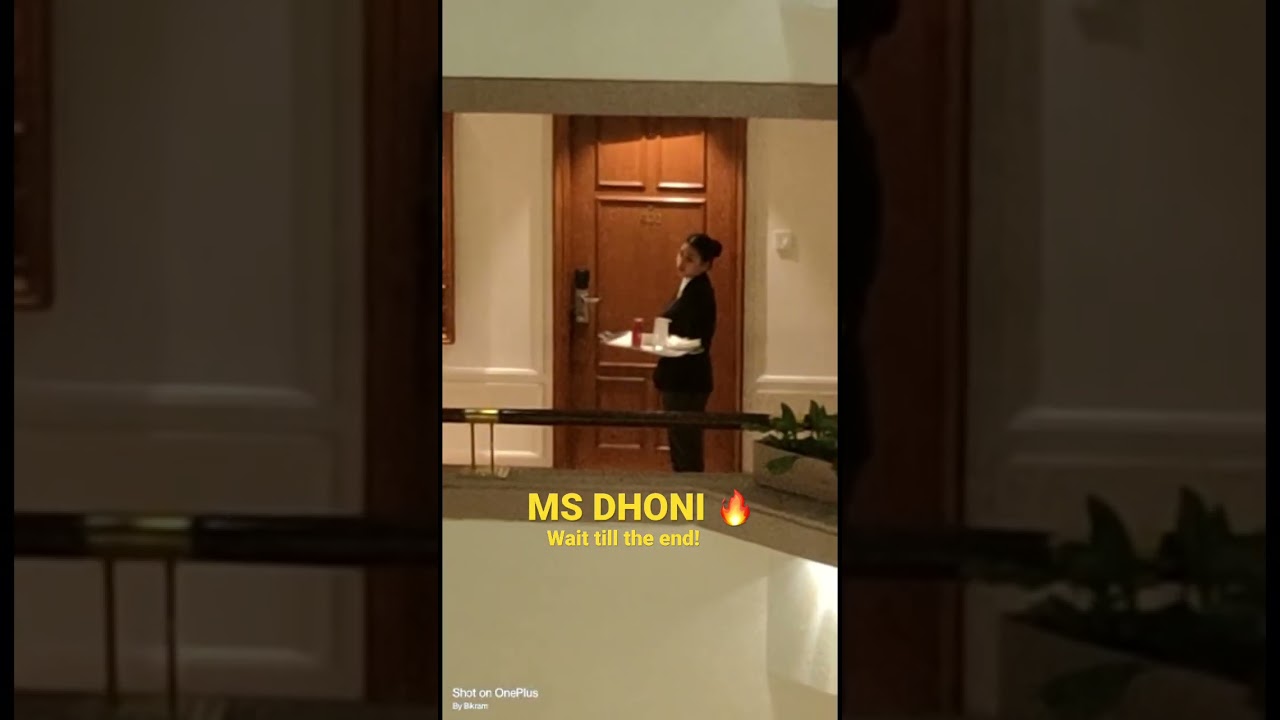 MS Dhoni at Taj Bengal Kolkata | @MSDhoni Exclusive video | Dhoni recent video #msdhoni #dhoni