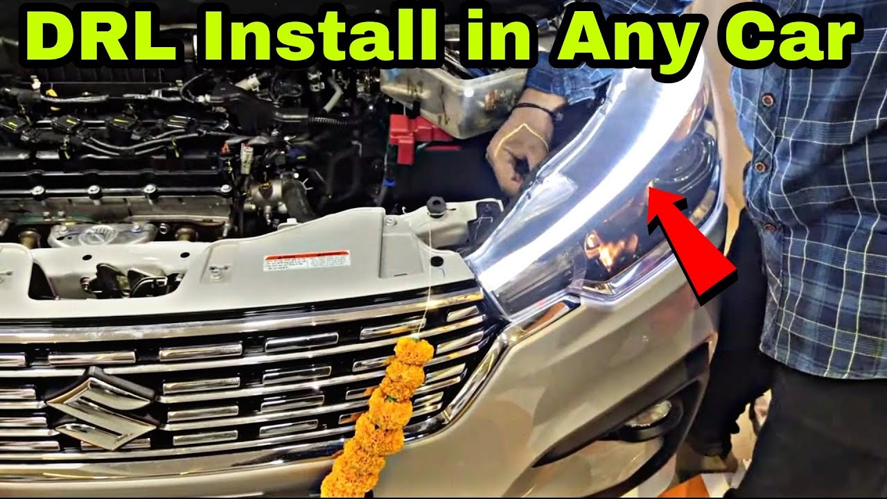 DRL Install in Any Car without wire cutting