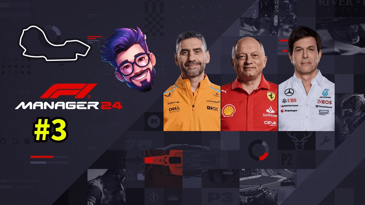F1 Manager 24 [FR] Let's play Myteam #3 Les soucis en Australie....