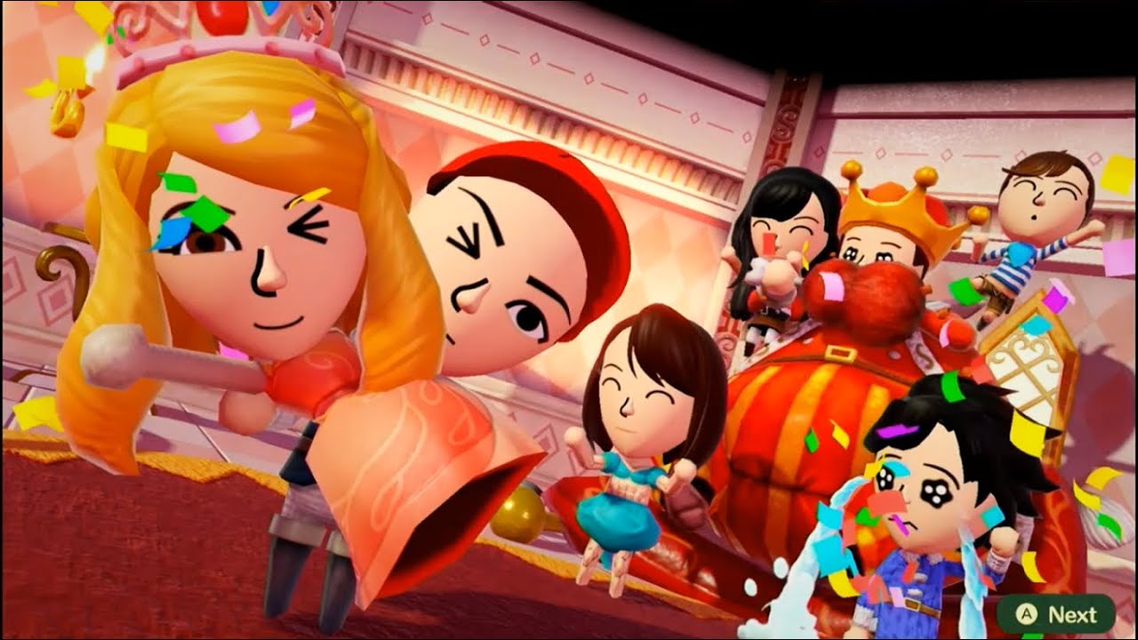 Miitopia - Dark Lord Stolen Princess Face & Princess is Save & Dark Lord Take my Mii! - Switch