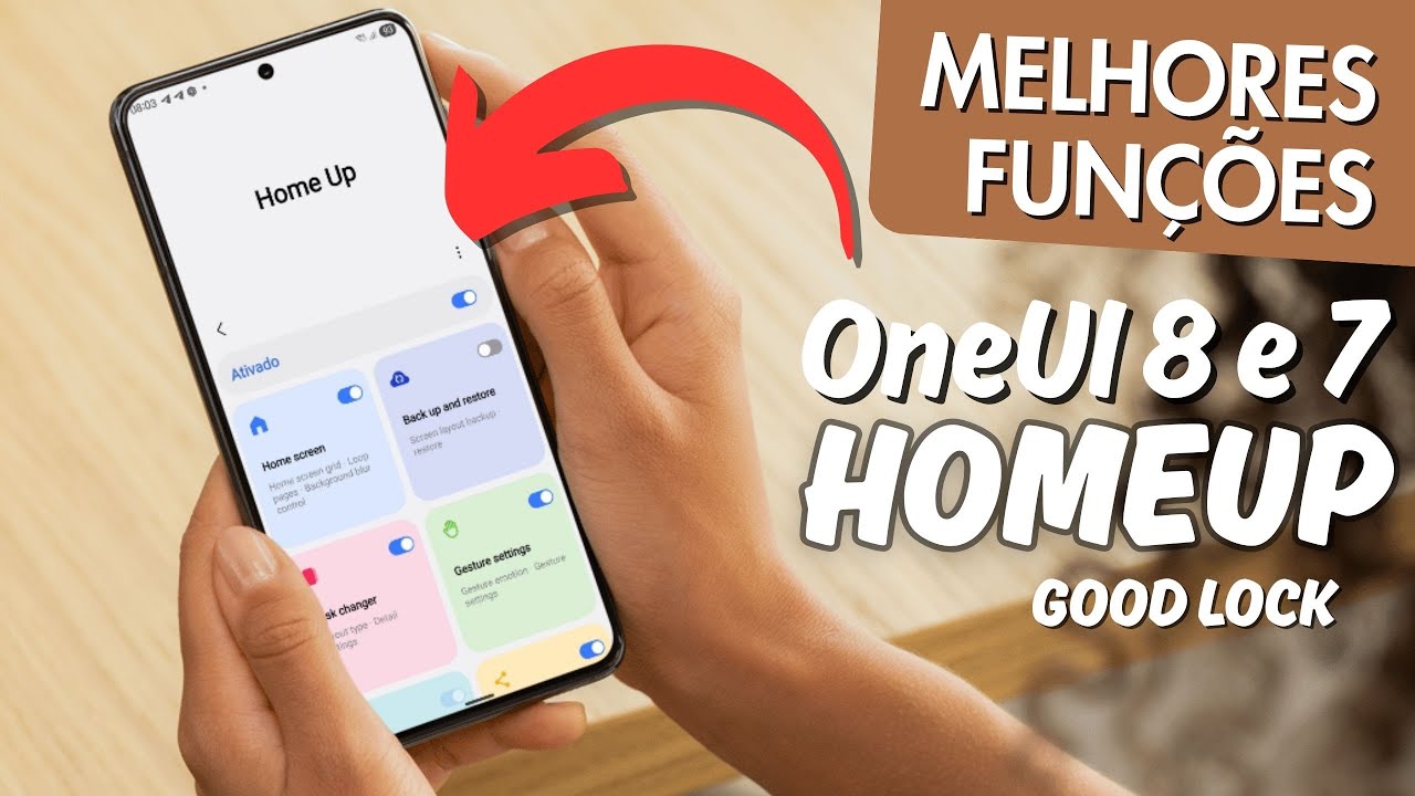 🔥 “GOOD LOCK ficou INSANO! 😱 Top Funções do HOME UP na One UI 8 e OneUI 7 !”