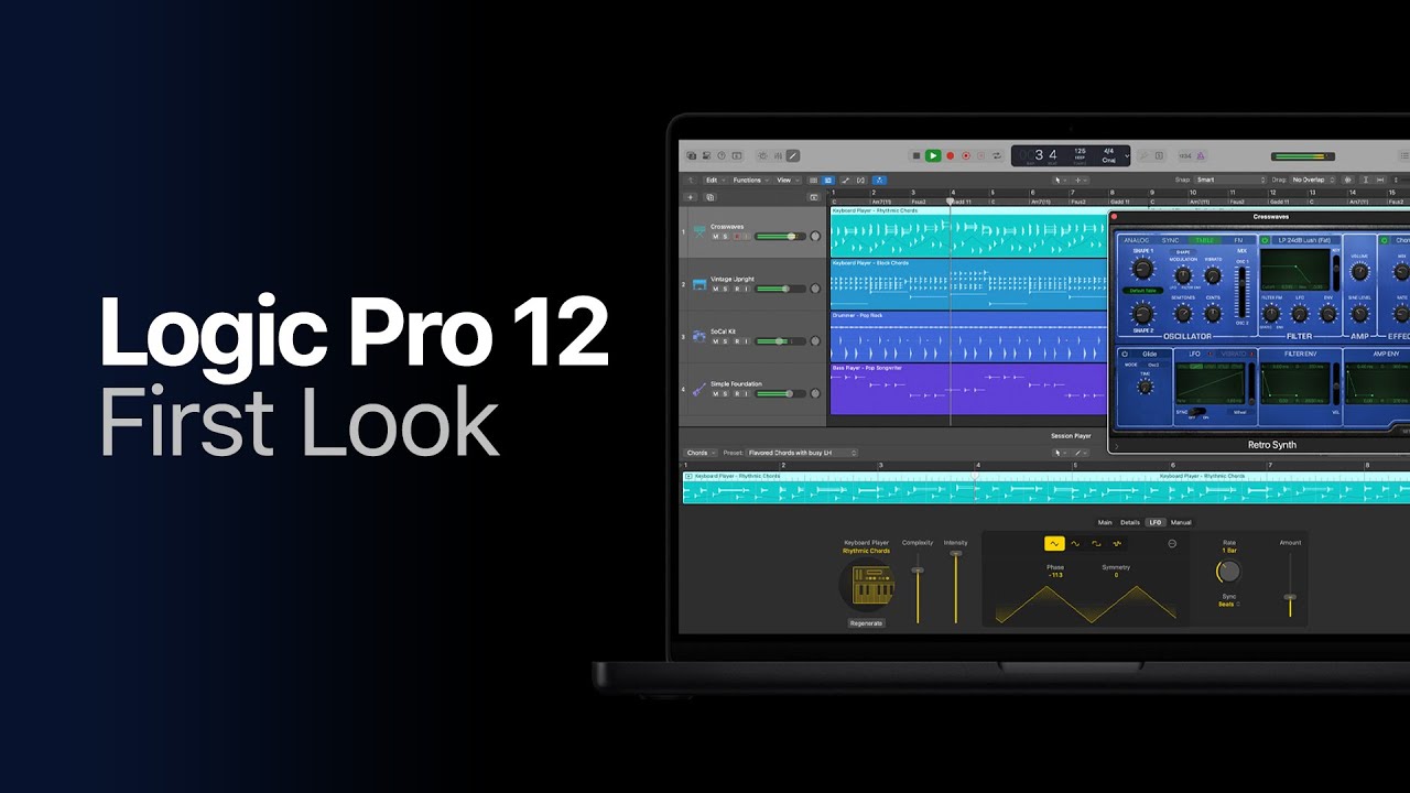 Logic Pro 12 — первый взгляд